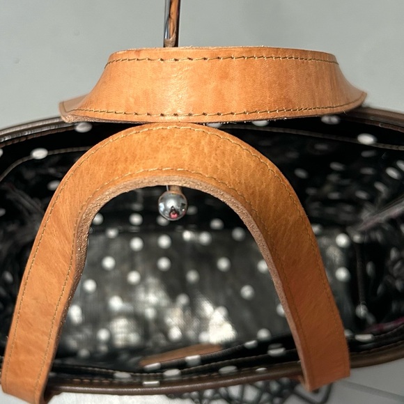 Consuela Black Polka Dot/Pink Valentina Tote - Picture 14 of 16